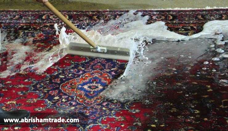 اصلول نگهداری و شستن فرش ابریشم
